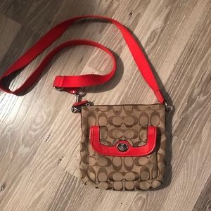 Coach side satchel purse
